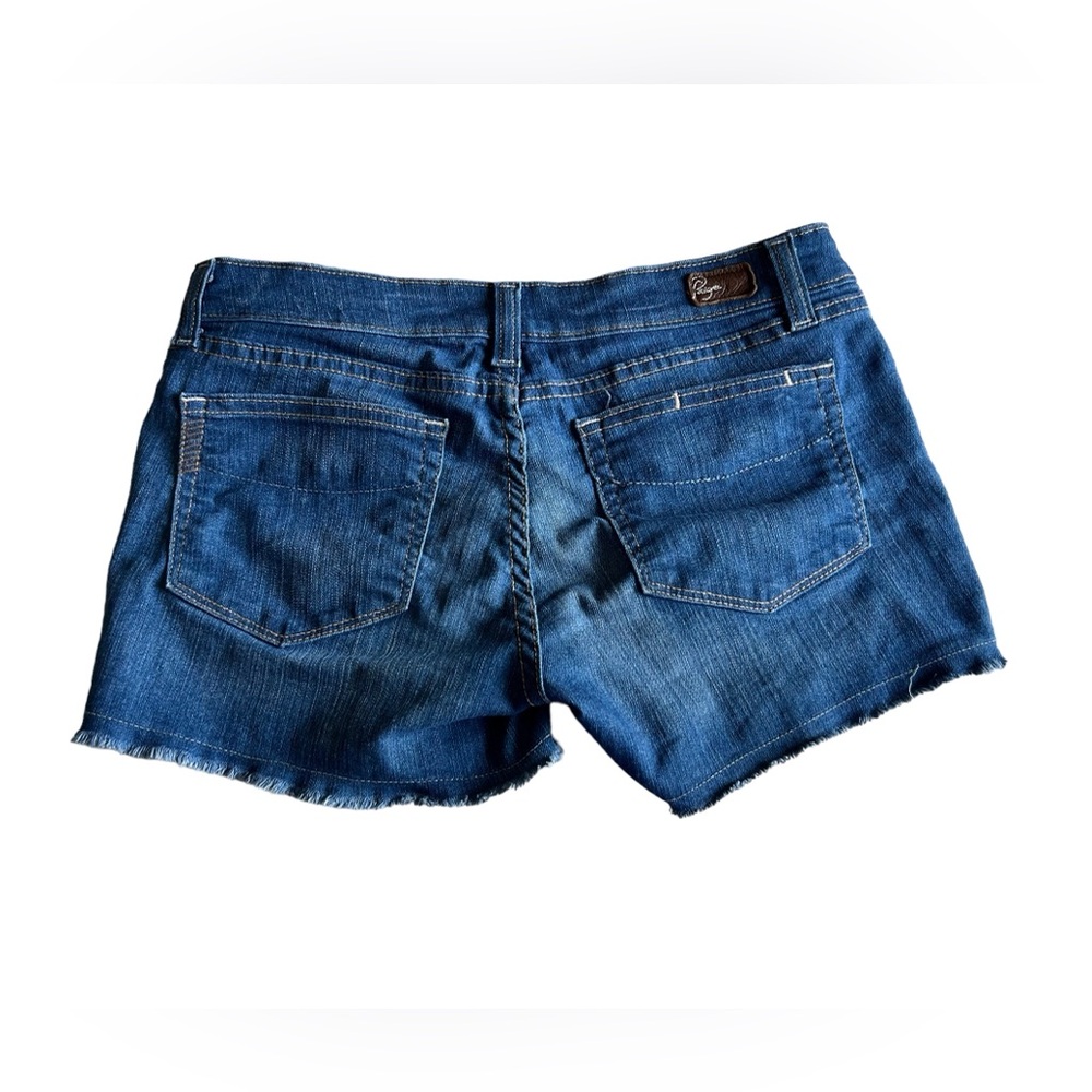 Paige Silver Lake Denim Medium Wash Shorts Size 28 - Picture 3 of 4